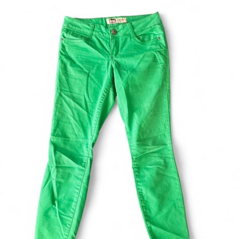 LEI Ashley Lowrise Vibrant Green Pants
